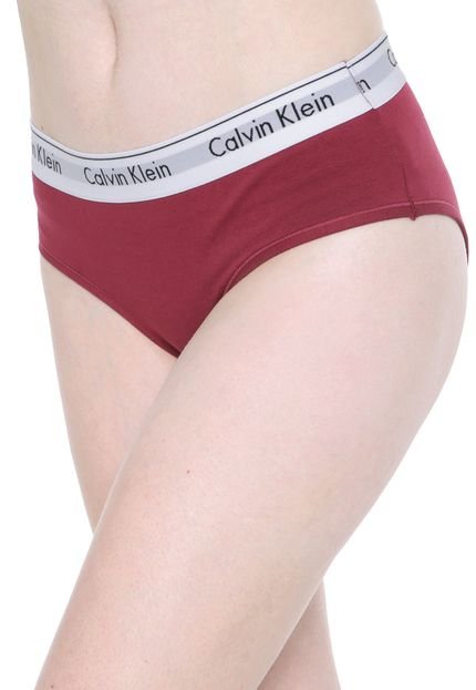 Calcinha Calvin Klein Underwear Biquíni Modern Vermelha - Marca Calvin Klein Underwear