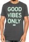 Camiseta HD Good Vibes Cinza/Verde - Marca HD