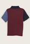 Camisa Infantil Polo GAP Color Block Vinho - Marca GAP