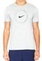 Camiseta Nike Dry Funda Circle Cinza - Marca Nike