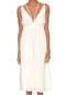 Vestido Redley Midi Tiras Branco - Marca Redley