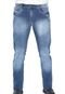 Calça Jeans R Rowers Skinny Estonada Azul - Marca R Rowers