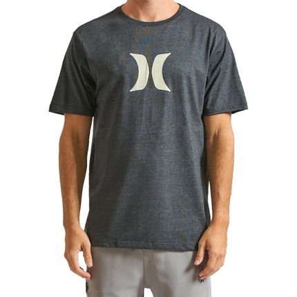 Camiseta Hurley Icon WT24 Masculina Mescla Preto - Marca Hurley