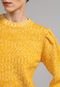 Suéter Tricot Cruise Textura Amarelo - Marca Cruise