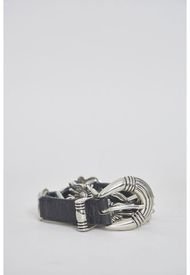 Cinturon Vintage  Negro Captina (Producto De Segunda Mano)