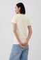 Camiseta GAP Reta Logo Off-White - Marca GAP