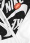 Blusa de Moletom Nike Menino Logo Branco/Preto - Marca Nike