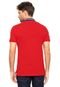 Camisa Polo Lacoste Slim Fit Listras Vermelha - Marca Lacoste