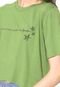 Camiseta Cropped Acrobat Empoderada Junho Verde - Marca Acrobat