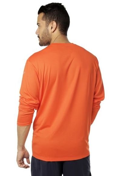 Camiseta manga 2025 larga naranja