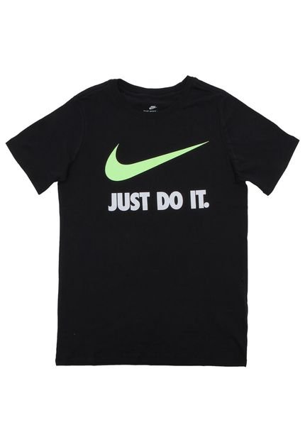 Camiseta Nike Manga Curta Menino Preta - Marca Nike