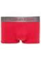 Cueca Calvin Klein Underwear Sungão Microfiber Vermelha/Cinza - Marca Calvin Klein Underwear