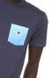 Camiseta Hang Loose com Bolso Azul - Marca Hang Loose