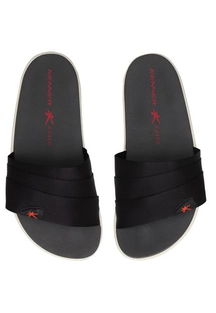 Chinelo Slide Kenner Rhaco S-On Hold Preto - Marca Kenner