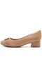 Scarpin Piccadilly Fivela Bege - Marca Piccadilly