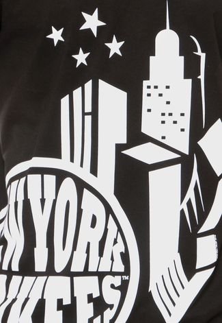 Camiseta Manga Curta New Era Usa Cities 13 New York Preta