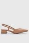 Scarpin Slingback Jorge Bischoff de Couro Color Block Nude - Marca Jorge Bischoff