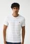 Camiseta Levis Reta Listrada Off White - Marca Levis