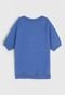 Camiseta Infantil Hering Kids Lettering Azul - Marca Hering Kids