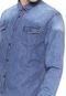 Camisa Jeans Reta Colcci Classic Azul - Marca Colcci