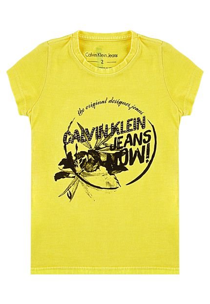 Blusa Calvin Klein Kids Amarela - Marca Calvin Klein Kids