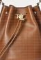 Bolsa Lauren by Ralph Lauren Logo Caramelo - Marca Lauren Ralph Lauren