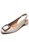 Scarpin Couro Jorge Bischoff Fivela Off-White - Marca Jorge Bischoff