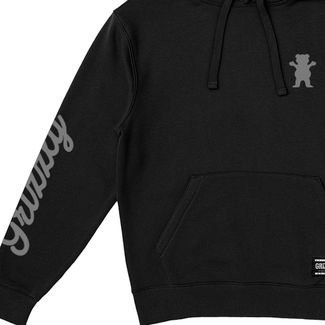 Moletom Grizzly Og Mini Bear Script Hoodie Preto