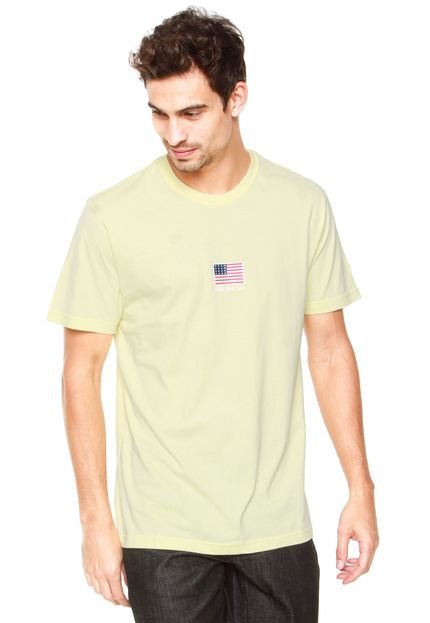 Camiseta New Era USA Cap Amarelo - Marca New Era