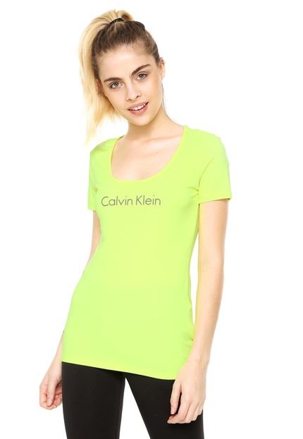Camiseta Calvin Klein Athletic Institucional Verde - Marca Calvin Klein
