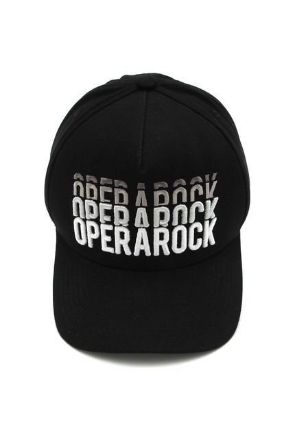 Boné Opera Rock Lettering Preto - Marca Opera Rock