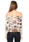 Blusa Sommer Ombro a Ombro Off White - Marca Sommer