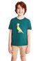 Camiseta Estampada Pica Pau Canario Reserva Mini Verde - Marca Reserva Mini