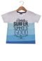 Camiseta Manga Curta DDK Surfer Infantil Branco/Azul - Marca DDK