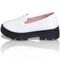 Mocassim Infantil Feminino Branco Sapato Social Tratorado Boneca - Marca Pepite Moda Infantil