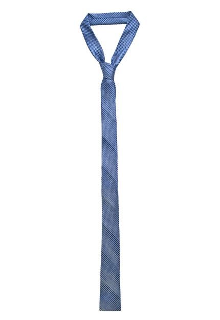 Gravata Calvin Klein Slim Quadriculada Azul - Marca Calvin Klein