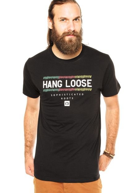 Camiseta Hang Loose Hangroots Preta - Marca Hang Loose
