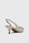 Scarpin Santa Lolla Fivela Off-White - Marca Santa Lolla