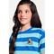 Camiseta Menina Cropped Listra Axe Reserva Mini Azul - Marca Reserva Mini