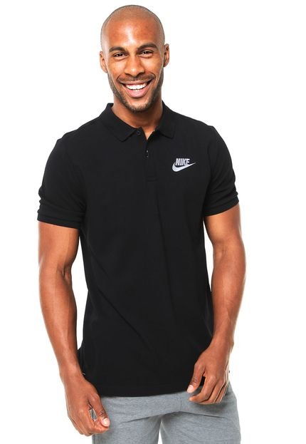 Camisa Polo Nike NSW PQ MA Preta - Marca Nike