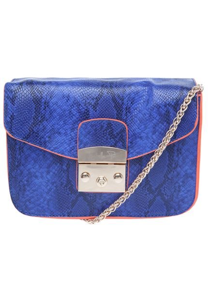 Bolsa Isabella Piu Cobra Azul - Marca Isabella Piu