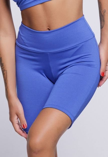 Bermudinha Feminina WLS Modas Legging Fitness Azul Royal - Marca WLS Modas