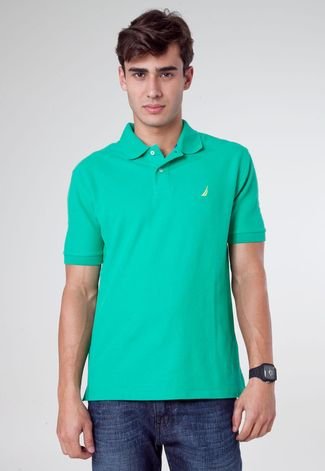 Camisa Polo Nautica Confort Verde