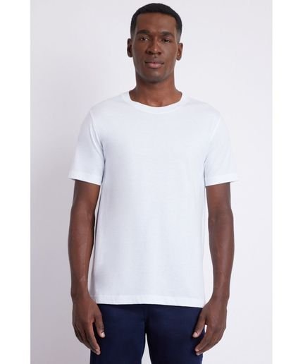 Camiseta Jersey Algodão Peruano Branco - Marca Aramis