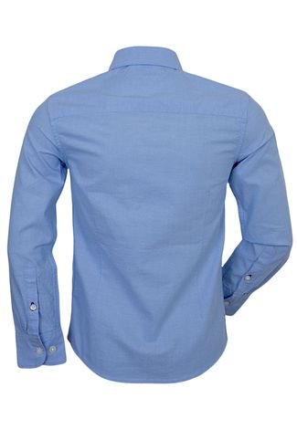 Camisa Social Tommy Hilfiger Azul