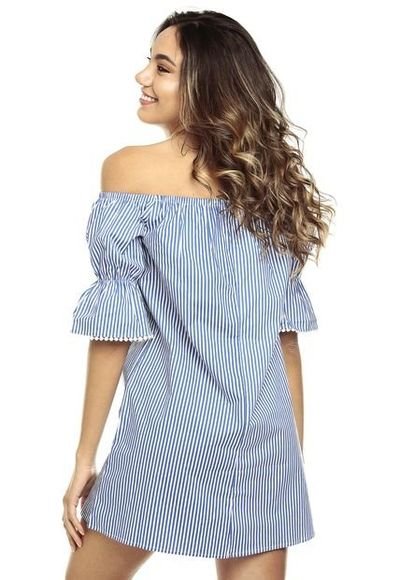 Dafiti vestido 2024 azul