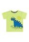 Camiseta em Malha Flamê para Bebê Menino Quimby Verde - Marca Quimby