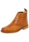 Bota Couro Clauss Recortes Caramelo - Marca Clauss