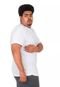 Camiseta Masculina Plus Size Básica Techmalhas Branco - Marca TECHMALHAS