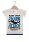Camiseta Polegar Kids Shark Attack Off White - Marca Polegar Kids